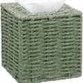 Square Tissue Box / Green