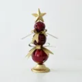 Ornamento Albero a Campanelli Bordeaux / Pezzo