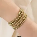 Gold Beaded Geometric Bracelet (XY-319) / Multi-piece Bracelet Set