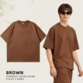 S / Tops / Solid Plain - Coffee