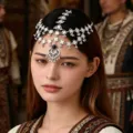 Silber Schwarzer Strass