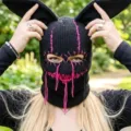 Adulte 56-59cm / Noir Rose Oreilles de Lapin