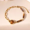 Chain Stone Inlaid Style (b) / Gold