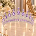 Argent + Strass Violet