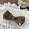 Plaid Café Jaune Double Nœud