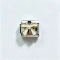 Wit Emaille Parel Strik (DIYSP064)