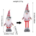 Knit Hat Grey Feet Santa (C2-1)