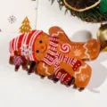 Weihnachten Acryl - 9cm Schneemann Rot Weiß Schal