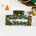 Weihnachten Acryl - 8cm Quadratischer Lebkuchenmann