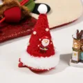 Perle Weihnachtsmannhut Entenschnabelclip - Weihnachtsmann