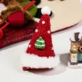 Perle Weihnachtsmannhut Entenschnabelclip - Weihnachtsbaum