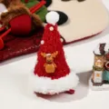 Perle Weihnachtsmannhut Entenschnabelclip - Elch
