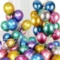 Ballons Métalliques Couleur Mélangée 10 Pouces (Paquet de 50)