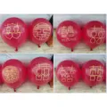 Ballons de Mariage Double Bonheur Monocouche (Paquet de 100)