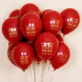 Ballons Caractère Bonheur Double Couche (Paquet de 50)