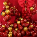 Bonheur Double Couche 50 + Or Métallique 20 Ballons