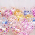Ballons Confetti Couleur Mélangée (Paquet de 50)