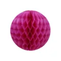 15cm Honeycomb Ball_Rose Red