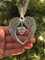 Angel Wings Heart Pendant(AQ-2450) / Silver