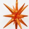 Verbundener Explosionsstern Orange / 22 Zoll