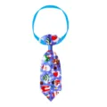 Blauwe Kerstprint