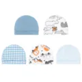 Bleu Jeans+Chiot+Carreau Bleu Mer+Voiture Vintage+Bleu Clair (Set de 5)