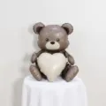 Matte Hugging Heart Bear