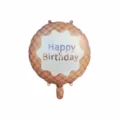Karomuster Geburtstag / 18 Zoll / Braun