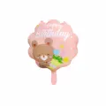 Blume Magischer Bär Geburtstag / 17 Zoll / Rosa