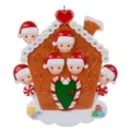 Christmas Orange House 6-Head
