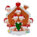 Christmas Orange House 8-Head