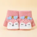 Half-Finger Gloves / Pink-Elk