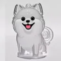Pomeranian (with Gold Buckle)