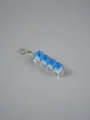 Sans Lumière + Porte-Clés / Bleu Transparent (J)