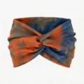 Batik Orange Blau