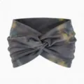 Batik Grau Blau Gelb