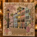 DIY Diamond Painting Kit Without Frame / Charleston Rainbow Row
