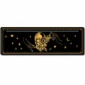 Rechteckiger Gotischer Blumen Stil / Schwarz
