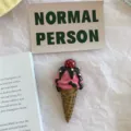 Cornet de Glace à la Fraise