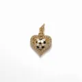 Stile Calcio Cuore con Strass 06