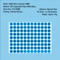 Nr. 1-100 / 20mm / Blau