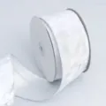 5cm di Larghezza 10 Yard di Lunghezza / Bianco Sbiancato