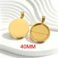 Rond / 40mm / Or
