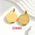 Rond / 20mm / Or