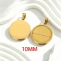 Rond / 10mm / Or