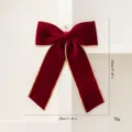 Petit longue jambe / Bordeaux avec Bordure Dorée