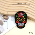10650-Black Rose Skull