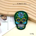 10649-Green Sugar Skull