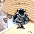 10640-Spades Top Hat Skull