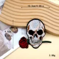 10641-Flower Biting Skull
